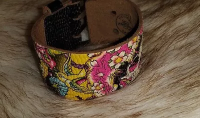 Ed Hardy Leather  Belt Cuff Bracelet • $20