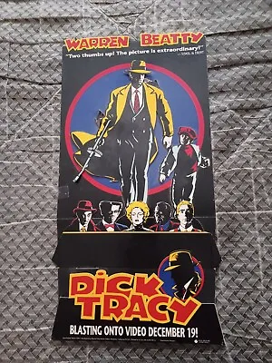 1990 Dick Tracy Movie Video Counter Display Standee • $40