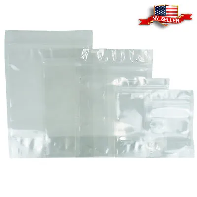 Clear Plastic Storage Bags Food Safe Packaging Heat Seal Pouches For Snacks • $16.99