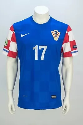 Nike Croatia Soccer Team 2010-2012 Away Match Worn #17 Jersey Shirt Size L • $150