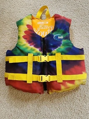 $15 • Buy MTI Altitude Life Jacket Kayaking Sailing Vest Youth 50-90 Lbs