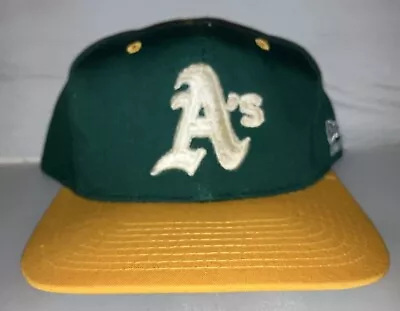 Vtg Oakland A’s Athletics Snapback Hat Cap MLB Baseball 90s Rare New Era Nwot • $19.99