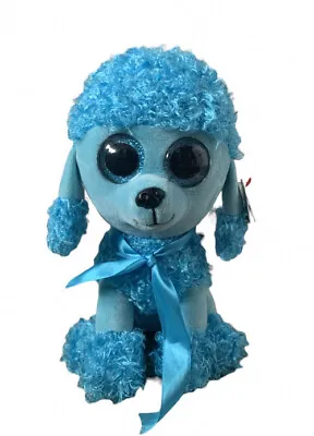 £14.95 • Buy TY Beanie Boo Buddy Mandy The Blue Poodle 9” Plush With Tags