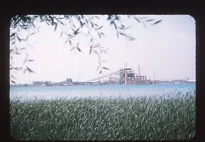 Vintage 1952 Photo Slide Edison Power Plant St. Clair Michigan • $5