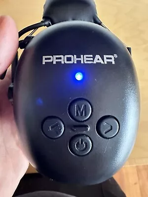 Prohear EM037 BT Wireless Bluetooth Hearing Protector 25 NRR Open Box • $7.51