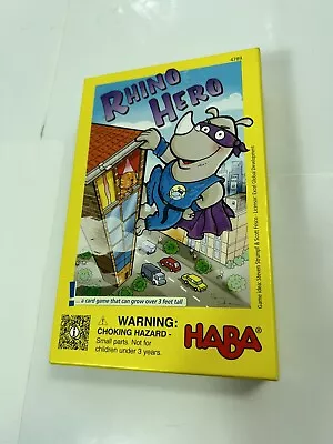 HABA Rhino Hero A Heroic Stacking Card Game Complete • $6.99