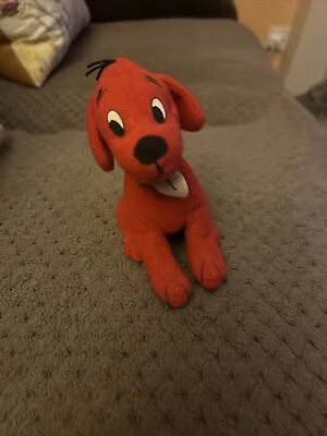 2003 McDonalds Scholastic Clifford The Big Red Dog Stand - Plush Soft Toy Figure • £4