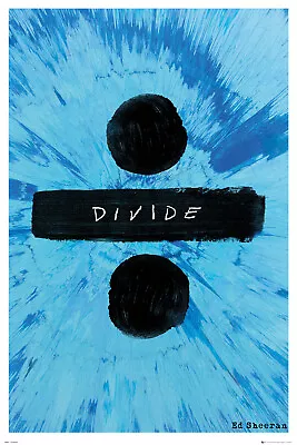 Ed Sheeran - Divide Album Cover Art POSTER 61x91cm NEW Division Sign Symbol • $12.95