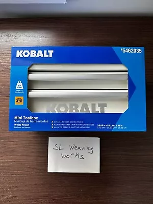 Kobalt Mini 2 Drawer Steel Tool Box White 25th Anniversary | Brand New • $39.87