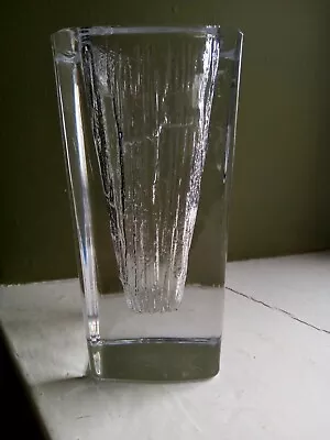 Beautiful Daum France Glass Ice Vase • £70