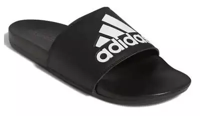 Adidas Unisex Adilette Comfort Slides - Core Black/Cloud White • $99.95