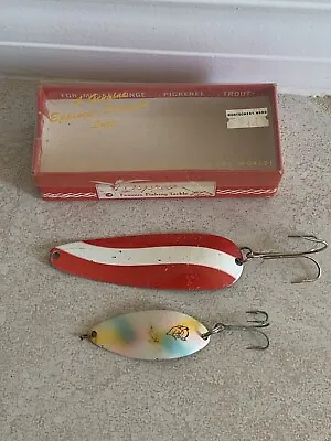 Vintage Dardevle And Devldog Spoon Lures In Box • $4