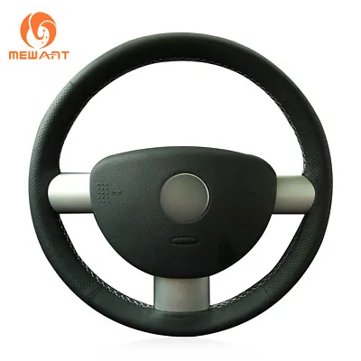 Black Artificial Leather Steering Wheel Cover For Volkswagen VW Beetle 1998-2010 • $32.90