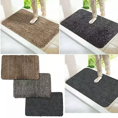 Absorbant Magic Mat Super Door Mat Microfibre Clean Step Washable Indoor Outdoor • £8.99