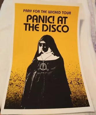 PANIC! AT THE DISCO PRAY FOR THE WICKED TOUR Small Poster 11x17 Pop Rock  • $32.47