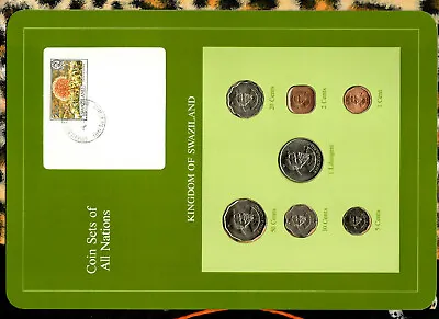 $11.39 • Buy Coin Sets Of All Nations Swaziland 1975-1982 20,5 Cents, 1 Lilangeni 1979