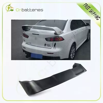 Rear Trunk Matte Black Spoiler Wing For 2008-2017 Mitsubishi Lancer EVO 10 Style • $98.12