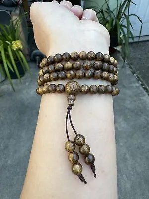 Vietnam Agarwood Necklace Bracelet 108 Beads 6mm For Men And Women • $18.99