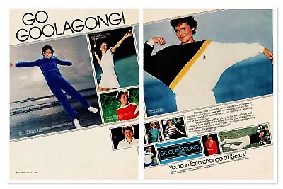 Sears Evonne Goolagong Activewear Vintage 1982 2-Page Print Magazine Clothing Ad • $9.84