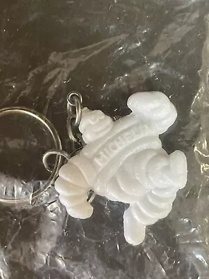 Vintage Michelin Man Tires Advertising Keychain 1970’s Bibendum NOS 1.5” • $12.98