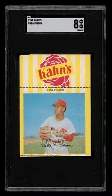 1967 Kahn's Set-Break Vada Pinson SGC 8 NM MT • $10.50