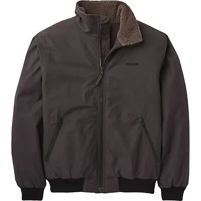 Filson Sherpa Lined Deck Jacket 20172085 Faded Black Wool Fleece Kodiak CC Gray • $149.99
