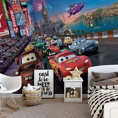 Photo Wallpaper Disney Cars Chlildren's Bedroom Wall Mural Giant Poster Style • £44.99