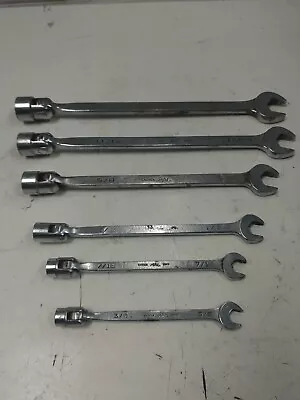 MAC CHLF Set Of 6 Combination Wrench With Swivel Socket One End Flex Head • $75