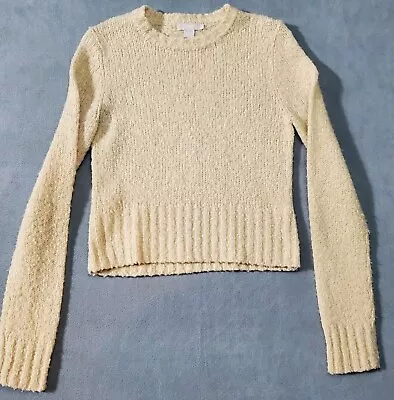 Vintage J Crew Sweater Womens Small Beige Knit Wool Blend Long Sleeve  • $26.50