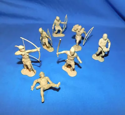 Marx Vintage 1950's Robin Hood  Merry Men 54mm 7 Figs 6 Poses Lot 7 • $29.50