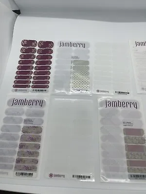 $55 • Buy BULK MIXED JAMBERRY NAIL WRAPS Stickers For Nails X 8 Full Sheets Reduced