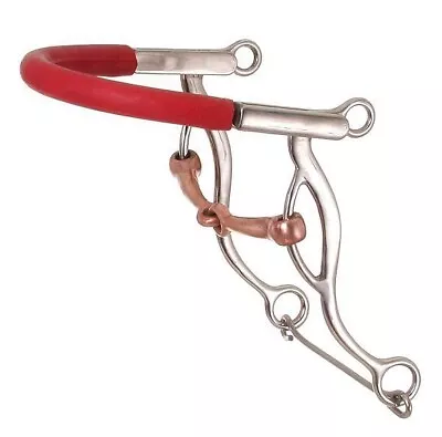 Kelly Silver Star Gag Snaffle Hackamore - Stainless Steel - 5  Mouth • $49.70