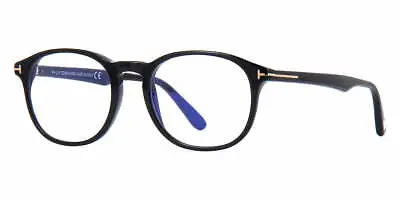 TOM FORD FT5680-B 001 Eyeglasses Shiny Black Frame 51mm • $129.99