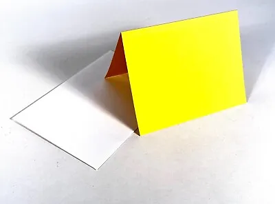 Set Of 15 Yellow Blank Note Cards A2 5.5 X4.25  With White Envelopes • $7.98