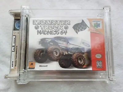 Rare N64 NINTENDO 64 Monster Truck Madness 64 WATA VGA Graded 8.0 Seal Rated A • £466.16
