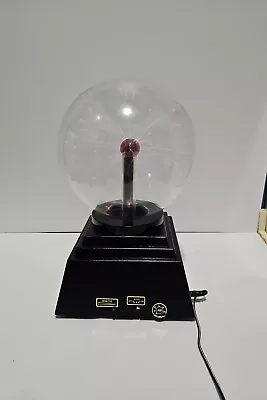 Vintage Plasma Ball Globe Light Lamp 13  Tall W/ Audio Sensor & Sensitivity  • $69.99