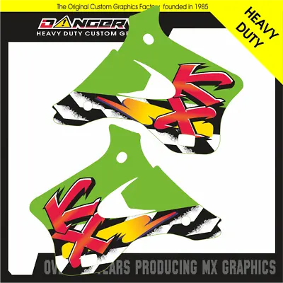 Kawasaki Kx 125 250 1994 95 96 97 98 Motocross Rad Scoop Graphics Decals Sticker • £39.99