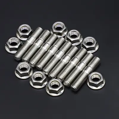 9PCS For Honda Acura B/D Series Civic Integra V3 B18 Exhaust Manifold Studs New • $10.99