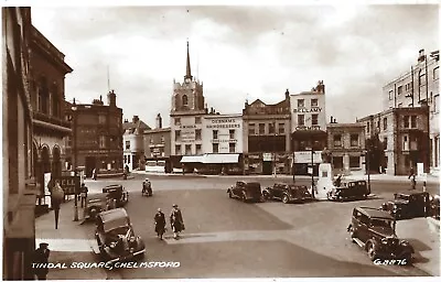 Tindal Square Chelmsford Essex Postcard. • £4.50