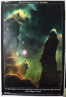 Hubble Telescope Composite EAGLE NEBULA Rare Poster 24.25  X 36.50  NOS (b235) • $18.99