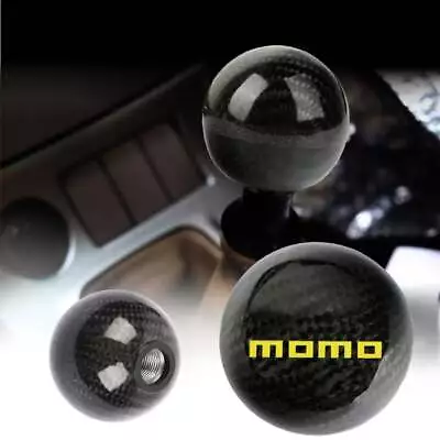 Brand New Momo Universal Real Carbon Fiber Ball Manual MT Gear Shift Shifter • $23