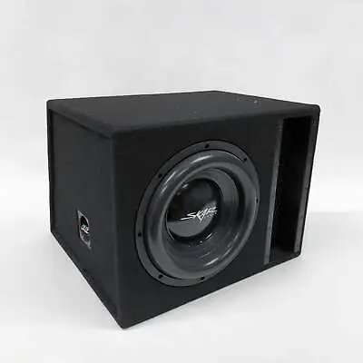 Used Skar Audio Evl-1x12d2 - Single 12  2500w Vented Loaded Sub Box Enclosure • $239.99