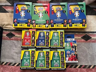 Brand New/selaed/unopened - 11 Match Attax Euro 2024 Collectors Tins • £41