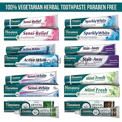 £5.45 • Buy Himalaya Toothpaste | All Natural Herbal | Dental Cream Sensitive Teeth & Gums