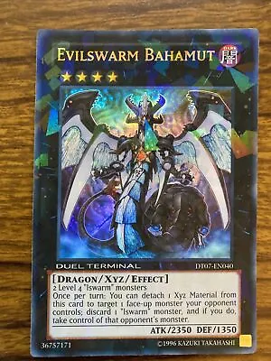 Yu-Gi-Oh! Evilswarm Bahamut - DT Ultra Rare - DUEL TERMINAL Print! DT04-EN027 NM • $19.95