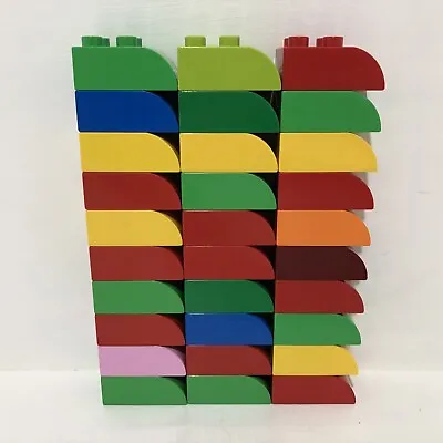 $45 • Buy Lego Duplo 2x3 Curved Top Block #2302 Bulk Lot X 30 Lot 4