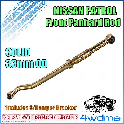 For Nissan Patrol GQ GU Series 1 Y60 Y61 Adjustable Front Panhard Rod Heavy Duty • $149.96