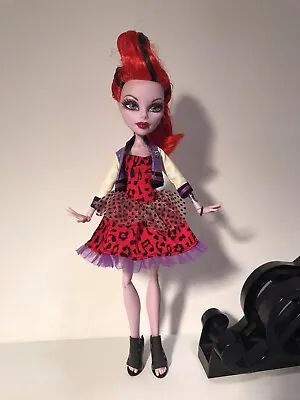 Monster High Operetta Picture Day Rockabilly Red Hair Letter Jacket 2013 Mattel • $24.99