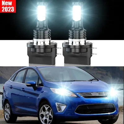 H11B LED Headlight Low Beam Bulbs For FORD FIESTA 2011 2012 2013 Kit 6000k White • $12.99