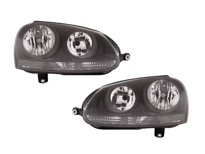 $195.30 • Buy For Golf Jetta Gti 05-10 5Th Generation Rabbit Black Bezel Headlight